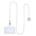 Lanyard extensible con portatarjetas rígido y cuerda de 70cm cuarta vista