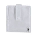 Organizador de bolsillo para enfermería con cierre imantado color blanco primera vista