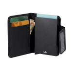 Tarjetero con protección RFID y cierre magnético para 10 tarjetas cuarta vista