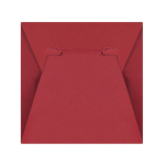 Preservativo de látex en estuche individual para impresión color rojo primera vista