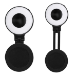 Anillo de luz LED con acople magnético a móvil u ordenador cuarta vista