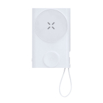 Batería externa magnética con carga inalámbrica 10.000mAh color blanco primera vista