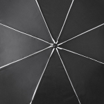 Paraguas antiviento con ribetes reflectantes en los bordes Ø120 quinta vista