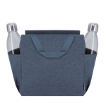 Bolsa nevera isotérmica de poliéster con asas y bolsillos cuarta vista