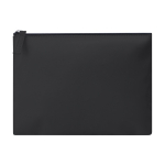 Neceser de piel sintética con compartimiento con cierre de cremallera color negro primera vista