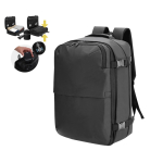 Mochila cuero sintético con bomba de vacío y compartimento extensible