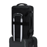 Mochila cuero sintético con bomba de vacío y compartimento extensible