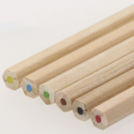 Lápices de madera en estuche de cartón para personalizar tercera vista