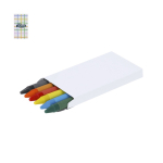 Set de ceras en caja de cartón reciclado para personalizar