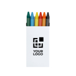 Set de ceras en caja de cartón reciclado para personalizar vista principal