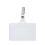 Identificador horizontal con pinza metálica y cierre extraíble tercera vista