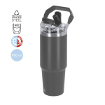 Vaso térmico de acero inoxidable y doble pared con asa 900ml