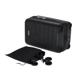 Trolley de plástico rígido con ruedas extraíbles para cabina quinta vista