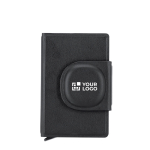 Tarjetero cuero sintético localizador inteligente y cierre magnético vista principal