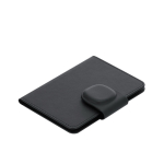 Funda pasaporte de piel sintética con localizador y cierre magnético tercera vista