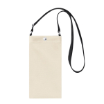 Bandolera de piel sintética con pantalla transparente y uso táctil sexta vista