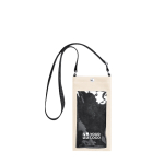 Bandolera de piel sintética con pantalla transparente y uso táctil vista principal