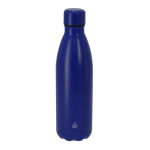 Botella térmica de acero inoxidable reciclado con tapón a juego 500ml color azul primera vista