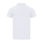 Polo blanca para adultos manga corta de algodón piqué 180g/m² tercera vista