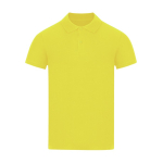 Polo unisex de algodón piqué en varios colores manga corta 180g/m² color amarillo primera vista