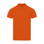 Polo unisex de algodón piqué en varios colores manga corta 180g/m² color naranja primera vista