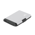 Tarjetero 2 en 1 con powerbank de aluminio y protección RFID segunda vista