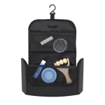 Neceser de viaje de piel sintética con gancho para sujeción segunda vista