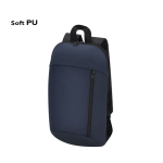 Mochila corporativa de piel sintética con cierre de cremallera