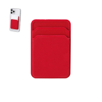 Tarjetero magnético silicona para smartphone con doble compartimento