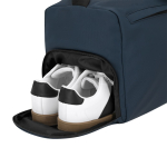 Bolsa de viaje de piel sintética con compartimento para calzado cuarta vista