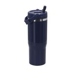 Vaso térmico doble pared con pajita y asa de transporte 900ml tercera vista