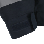 Chaqueta de alta visibilidad unisex anti lluvia y viento con capucha sexta vista