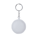 Llavero en forma de balón de fútbol en cuero sintético tercera vista