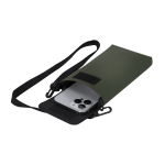 Bandolera de piel sintética con cierre de velcro y cinta ajustable tercera vista