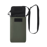 Bandolera de piel sintética con cierre de velcro y cinta ajustable quinta vista