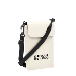 Bandolera de piel sintética con cierre de velcro y cinta ajustable vista principal