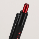 Bolígrafo puntero con pulsador y marcaje láser efecto espejo cuarta vista