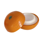 Bálsamo labial en estuche diseño fruta con aroma a vainilla SPF15 quinta vista