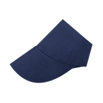 Gorra de 5 paneles de microfibra con cierre ajustable de velcro sexta vista