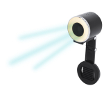 Anillo de luz ventilador de plástico ABS con soporte para móvil 500mAh sexta vista