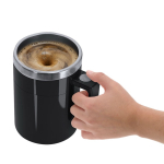 Taza mezcladora de acero inoxidable con tapa deslizante 400ml quinta vista