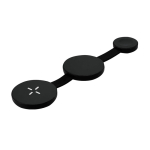 Cargador inalámbrico magnético y plegable 3 en 1 con USB-C 15W color negro primera vista