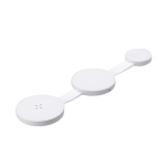 Cargador inalámbrico magnético y plegable 3 en 1 con USB-C 15W segunda vista