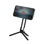 Soporte magnético para móvil plegable con mosquetón y altura ajustable cuarta vista