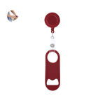 Abridor de botellas de acero con soporte retráctil y clip 65cm