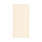 Libreta con tapa rígida y bolsillo en el interior hojas a rayas A5 color natural primera vista