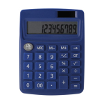 Calculadora de escritorio de 12 dígitos con apagado automático color azul primera vista