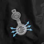 Mochila de nylon al vacío extensible con bomba integrada novena vista