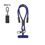 Muñequera de RPET con cable cargador y traspaso de datos 60W