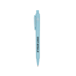 Bolígrafo fabricado en Italia de plástico reciclado tinta azul vista principal